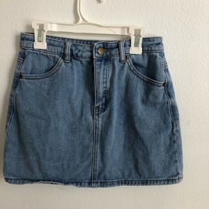 Forever 21 denim mini skirt